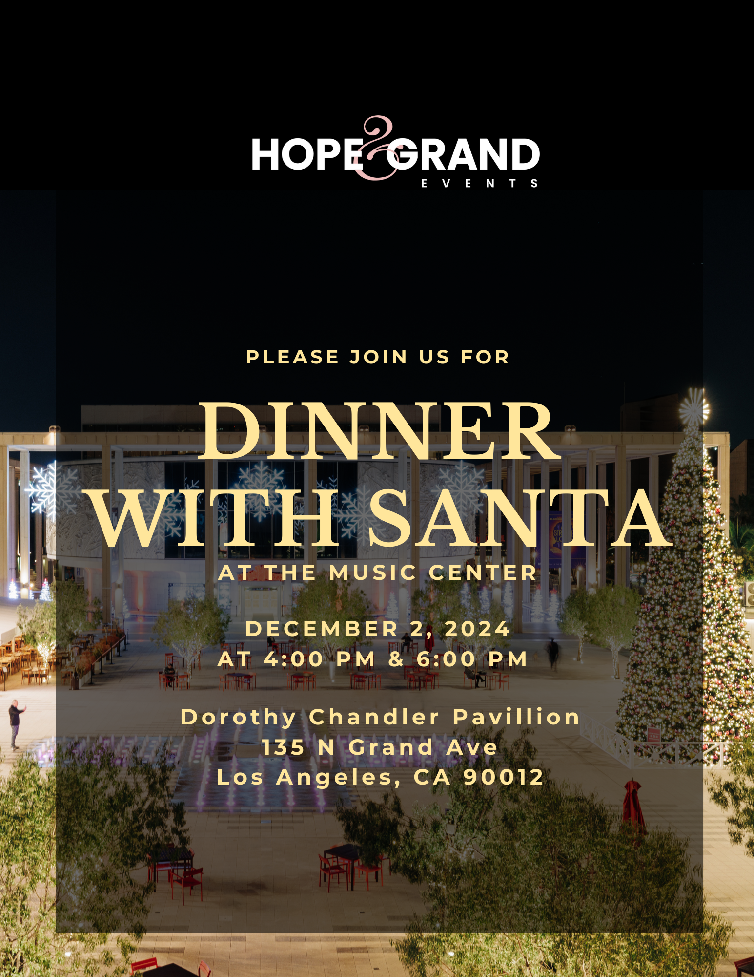 Hope & Grand Dinner With Santa